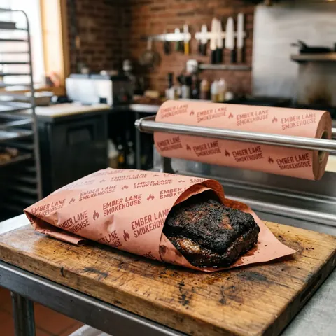 Custom printed butcher paper
