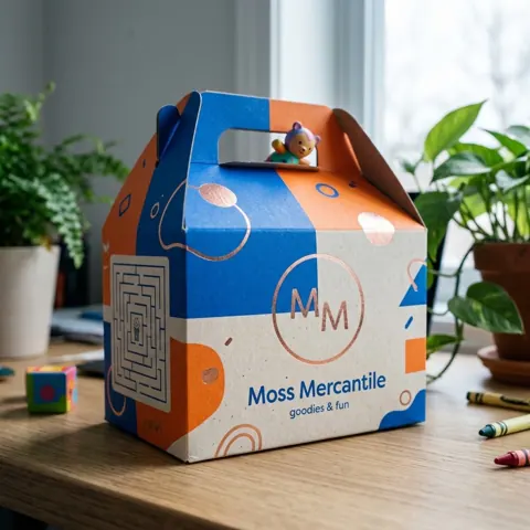 Custom printed kids meal boxes
