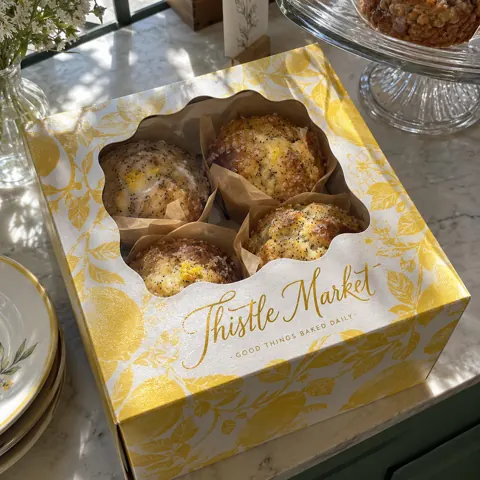 Custom printed muffin boxes