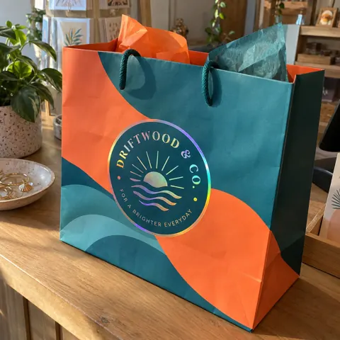 Custom printed printed paper bags